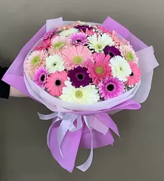 Букет из 21 герберы