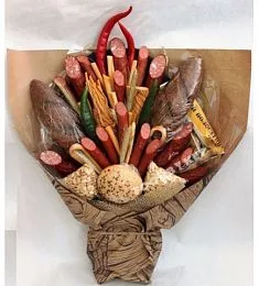 Букеты из колбасы "Подарочный"