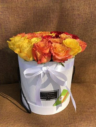 Голландские розы в стильной коробке 5