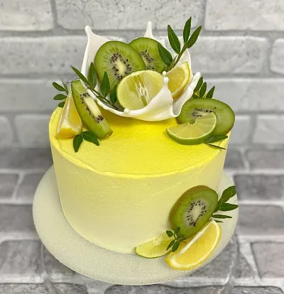 Торт "Киви и лимон" 1
