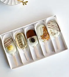 Набор эскимо "Белое золото" пирожные картошка в шоколаде